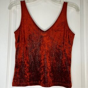 bebe vintage y2k orange sleeveless top
